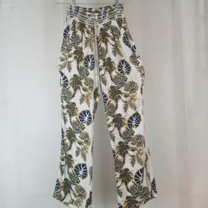 REWASH BOARDWALK WIDE TROPICAL PANTS SIZE L Juni…